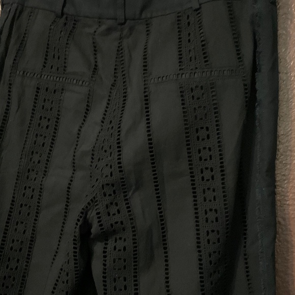 Veronica Beard Leta gaucho Women's Black Wide-Leg Pants - Picture 11 of 16